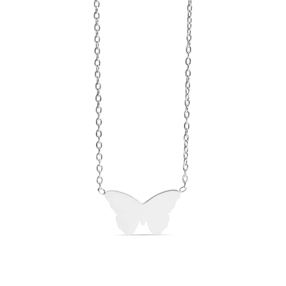 Butterfly Necklace, Pregnancy & Baby Loss Remembrance,18K Gold PVD Stainless Steel
