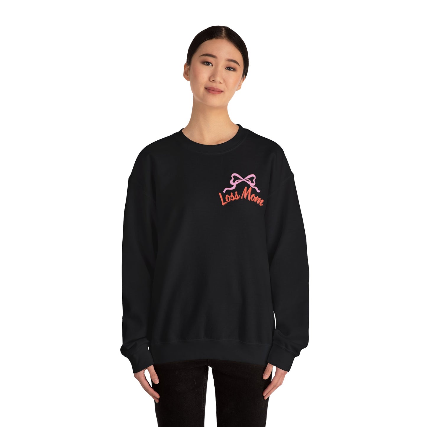 Our Signature "Loss Mom" Crewneck Sweatshirt, loss mom, bereaved mom, stillbirth gift, miscarriage gift, tfmr gift,