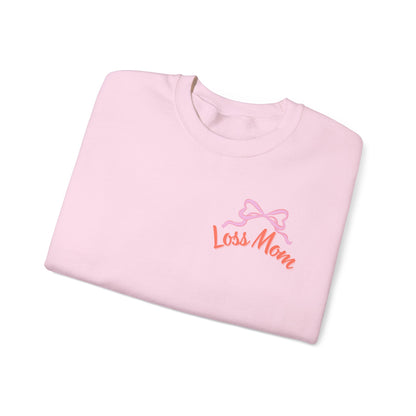Our Signature "Loss Mom" Crewneck Sweatshirt, loss mom, bereaved mom, stillbirth gift, miscarriage gift, tfmr gift,