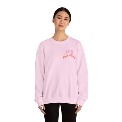 Signature Loss Mom Sweatshirt, cozy sweatshirt, pregnancy and infant loss awareness gift, bereaved mom, baby boy loss, stillbirth, miscarriage, TFMR