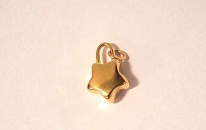Star Padlock Charm