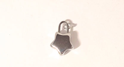 Star Padlock Charm