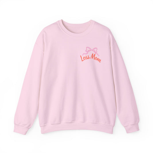 Our Signature "Loss Mom" Crewneck Sweatshirt, loss mom, bereaved mom, stillbirth gift, miscarriage gift, tfmr gift,