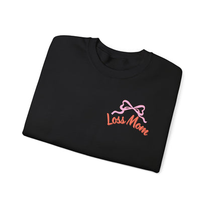 Our Signature "Loss Mom" Crewneck Sweatshirt, loss mom, bereaved mom, stillbirth gift, miscarriage gift, tfmr gift,