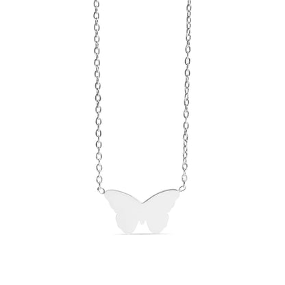 Butterfly Necklace, Pregnancy & Baby Loss Remembrance,18K Gold PVD Stainless Steel